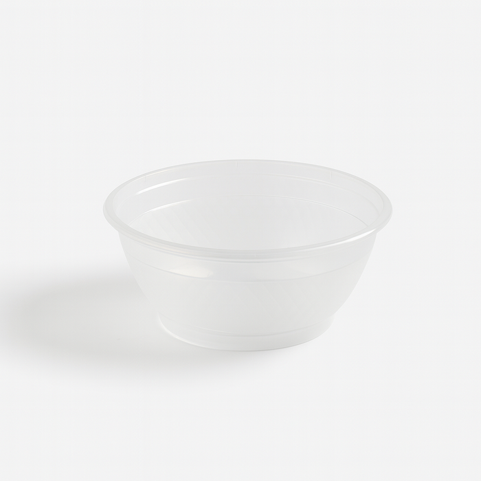 Bol rond en PP injecté transparent - 1260 ml - Ø 17,5 cm - H 8,8 cm - 50 unités