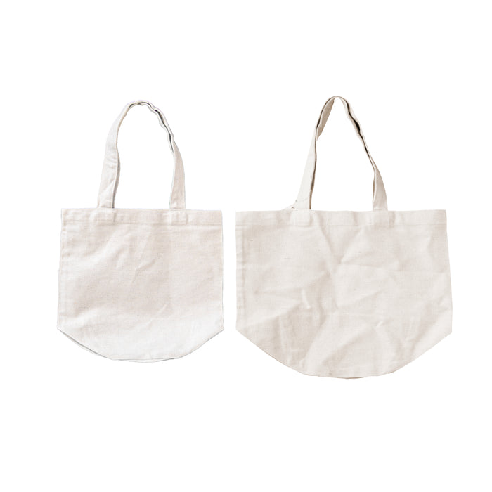 Sac en coton pour bento - Ø 17,5 cm - 20 unités