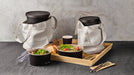 Sac en coton pour bento - Ø 17,5 cm - 20 unités