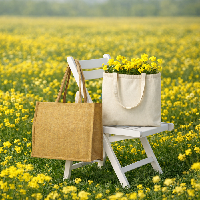 Sac en coton pour bento - Ø 17,5 cm - 20 unités