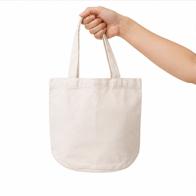 Sac en coton pour bento - Ø 17,5 cm - 20 unités