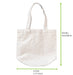 Sac en coton pour bento - Ø 17,5 cm - 20 unités