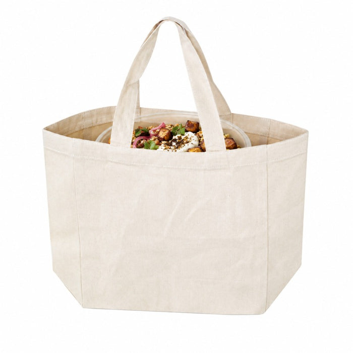 Sac Lunch en coton 25 cm x 10 cm H 25 cm - 10 unités