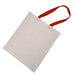 Tote bag à anses rouges 1 cm x 35 cm H 42 cm - 20 unités