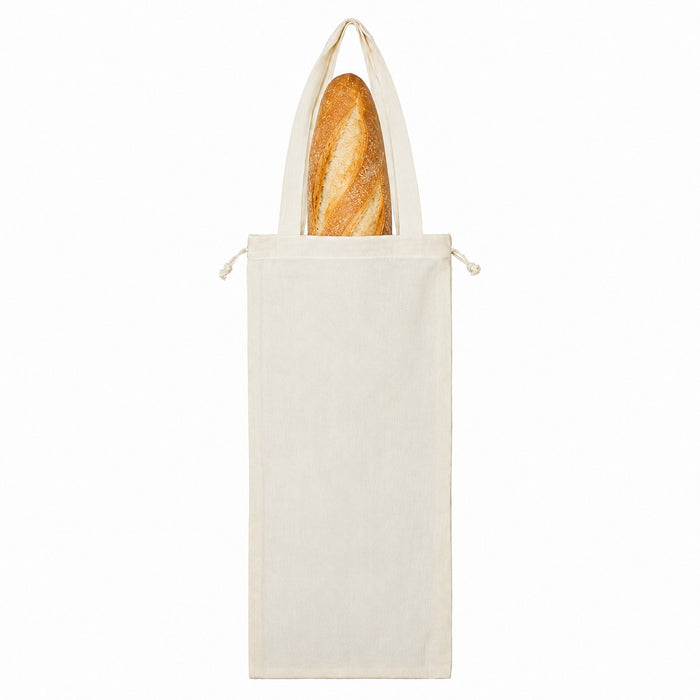 Sac à pain tradition en coton 10x200mm H500mm -50 Pcs