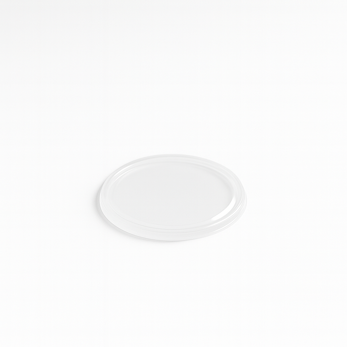 Couvercle en PP injecté transparent pour pot "Deli" - Ø 12,3 cm - 50 unités