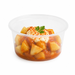 Pot "Deli" rond en PP injecté transparent - 240 ml - Ø 9,6 cm - H 4,9 cm - 50 unités