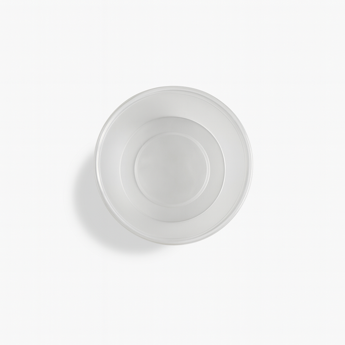 Pot "Deli" rond en PP injecté transparent - 300 ml - Ø 11,7 cm - H 4 cm - 50 unités
