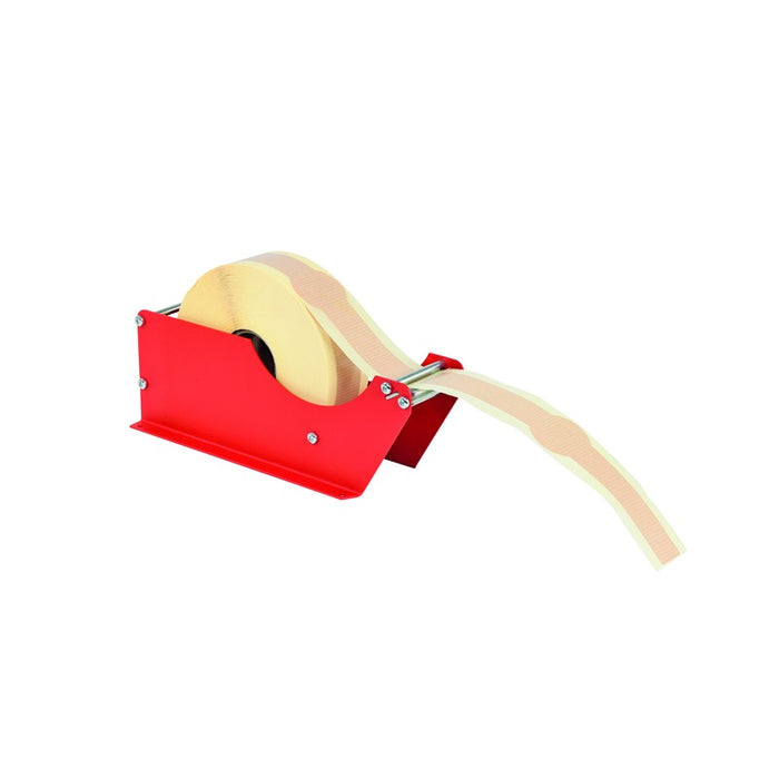 Distributeur manuel d'étiquettes adhésives rouge 23 cm x 8,1 cm x 8,7 cm - 1 unité