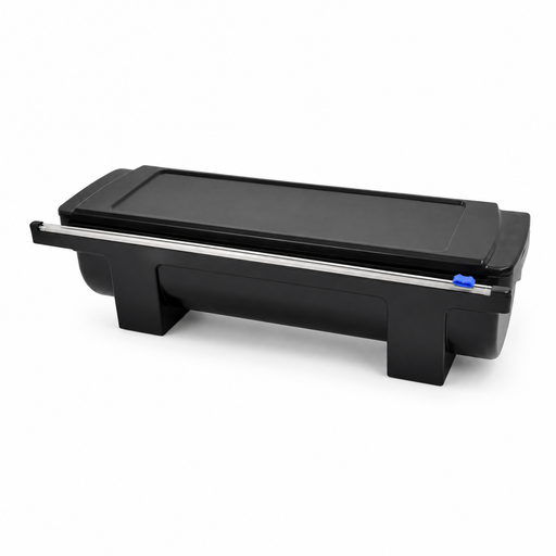 Dérouleur cutter noir pour film et aluminium 29-33 cm - 52,4 cm x 19,8 cm x 15,5 cm - 1 unité