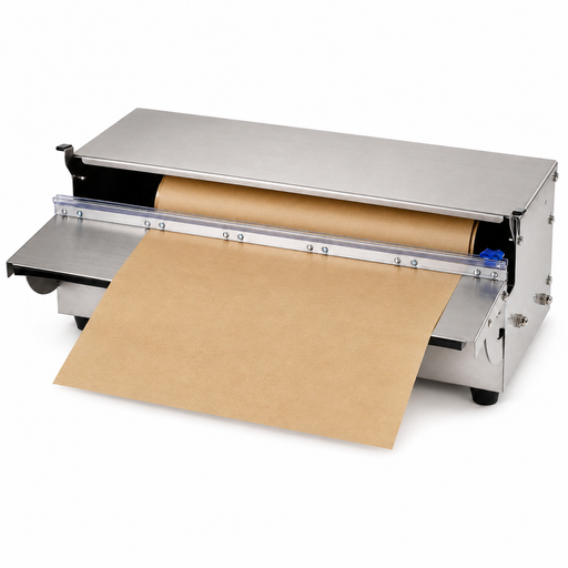 Dérouleur inox pour film, aluminium et papier cuisson - 50 cm x 28 cm x 15 cm - 1 unité