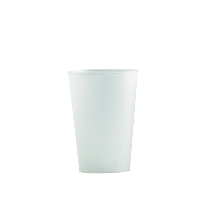 Verre festival PP reutilisable - 430 ml - Ø 8,2 cm - H 11,8 cm - 340 unités