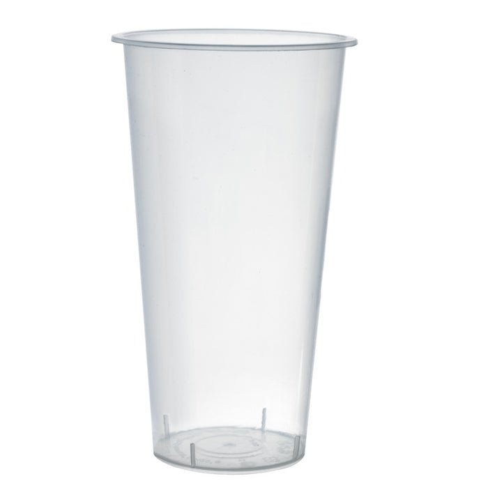 Verre Bubble tea en PP injecté transparent H 15,5 cm 580ml - 25 unités