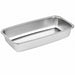 Barquettes inox scellables GN 1/3 32,5 cm x 17,2 cm H 5,5 cm - 6 unités