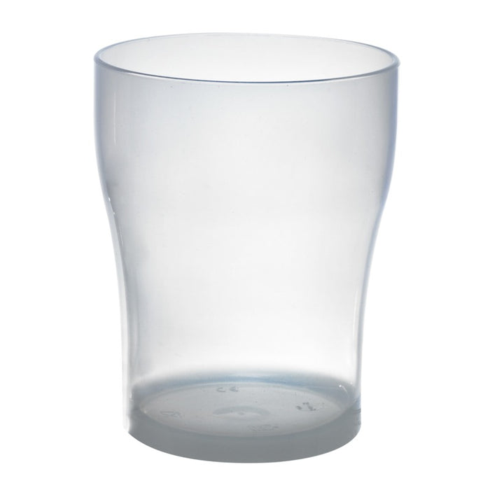 Verre à bière Cupoly, 1/2 pinte en plastique PP 380ml Ø 8,2 cm 82x H 10,3 cm - 12 unités