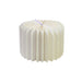 Presentoir blanc pliable avec plateau en acrylique H 20 cm - 6 unités