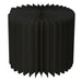 Presentoir Noir pliable avec plateau en acrylique H 40 cm - 6 unités
