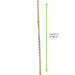 Bande lumineuse adhésive à piles - Ø 100 cm - 10 unités
