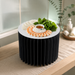Plateau rond en acrylique transparent - Ø 50 cm - 10 unités