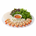 Plateau rond en acrylique transparent - Ø 50 cm - 10 unités