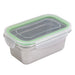 Noxbox boite repas rectangulaire inox avec couvercle PP 620ml - 6 unités