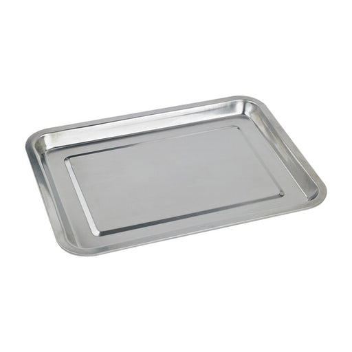 Plateau en acier inoxydable - 36 cm x 27 cm x 2 cm - 20 unités