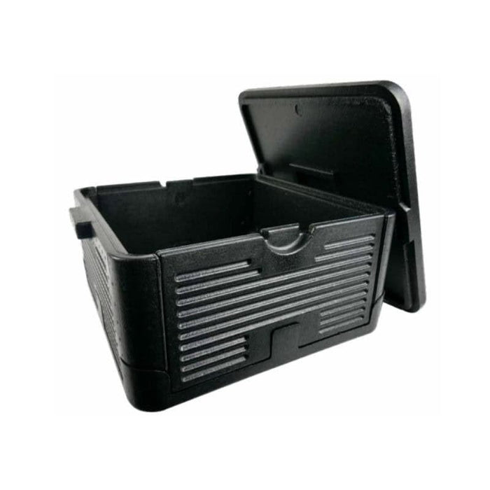 Box pliante isotherme noire 380x380mm H220mm - 1 Pcs