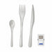 Kit couverts 23 cm en Inox 6/1 avec étui kraft - 250 unités
