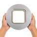 Opseal moule de scellage carré - 14,1 cm x 14,1 cm - en main