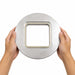 Opseal moule de scellage carré - 15,2 cm x 15,2 cm - en main