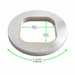 Opseal moule de scellage carré - 17 cm x 17 cm - dimensions