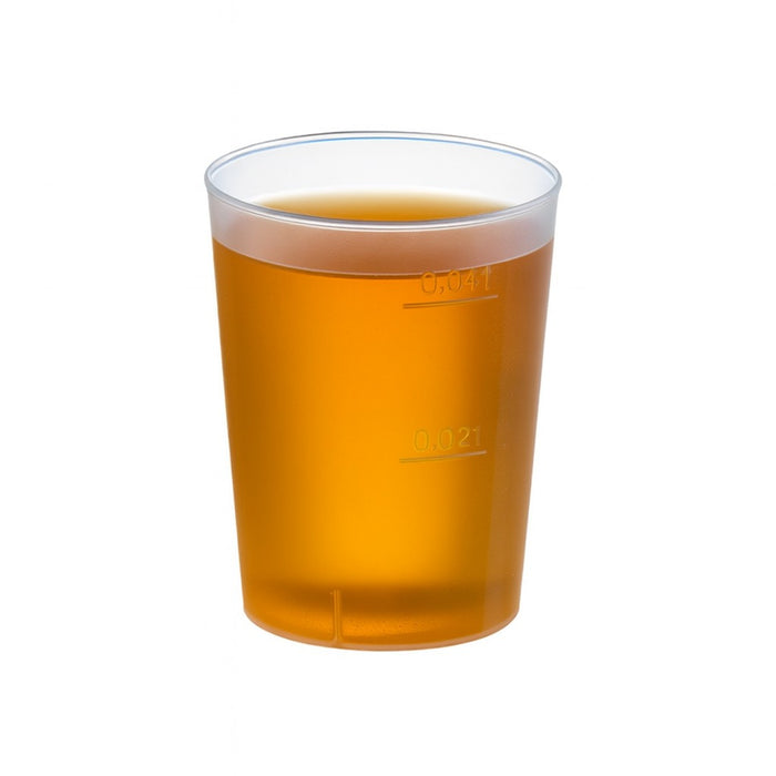 Verre PP réutilisable "Optimal" 50 ml - Ø 4 cm - H 5 cm - 50 unités