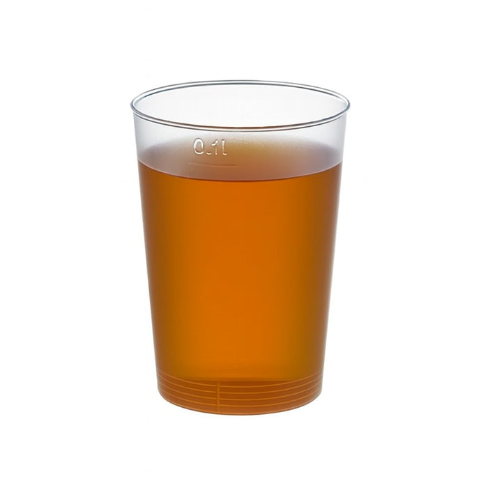 Verre PP réutilisable "Optimal" 120 ml - Ø 5,4 cm - H 7,3 cm - 40 unités