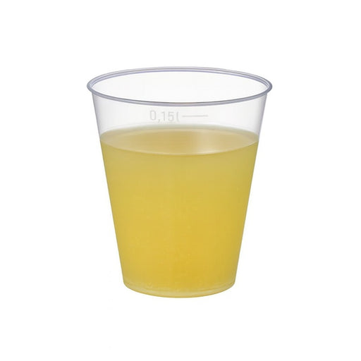 Verre PP réutilisable "Optimal" 165 ml - Ø 6,5 cm - H 7,5 cm - 40 unités