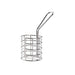 Mini panier friteuse métal rond - Ø 4,5 cm - H 5,1 cm - 6 unités