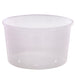 Saladier rond "Buckaty" en PP injecté transparent - 1000 ml - Ø 14,5 cm - H 8,1 cm - 50 unités