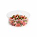 Saladier rond "Buckaty" en PP injecté transparent - 600 ml - Ø 14,5 cm - H 4,9 cm - 50 unités