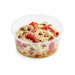 Saladier rond "Buckaty" en PP injecté transparent - 750 ml - Ø 14,5 cm - H 6 cm - 50 unités