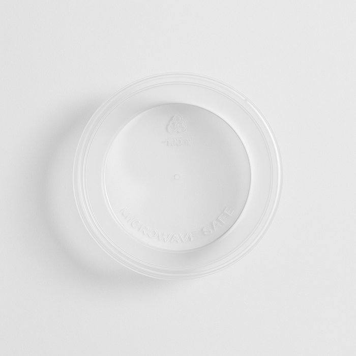 Saladier rond "Buckaty" en PP injecté transparent - 750 ml - Ø 14,5 cm - H 6 cm - 50 unités