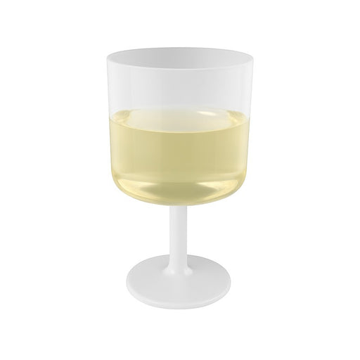 Verre à vin Cupoly en plastique PP réutilisable Ø 7,4 cm 65x H 12,1 cm - 12 unités