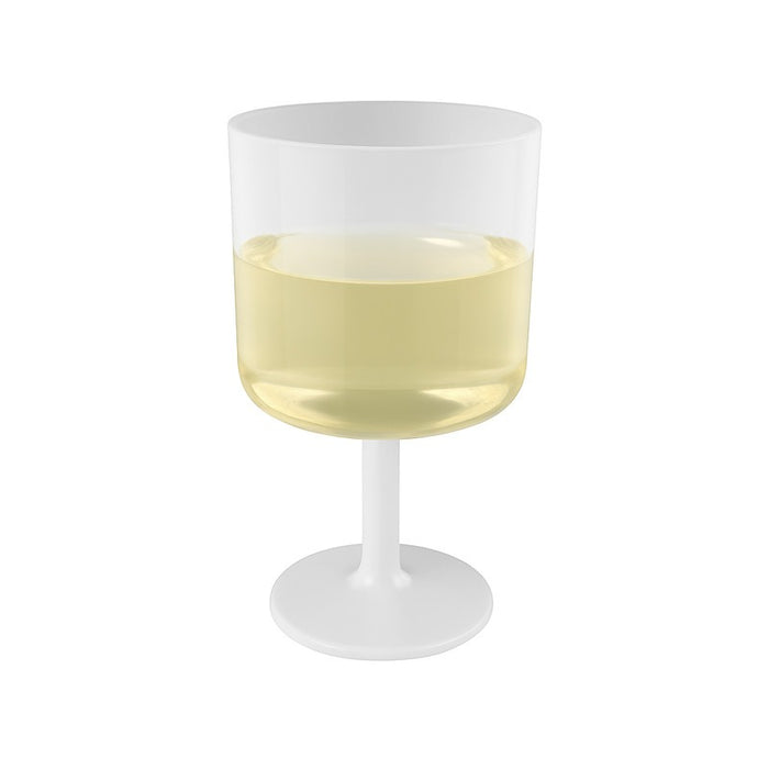 Verre à vin Cupoly en plastique PP réutilisable Ø 7,4 cm 65x H 12,1 cm - 12 unités