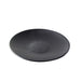 Assiette noire "Black Phoenix" réemployable H 2,8 cm - 12 unités