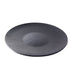 Assiette noire "Black Phoenix" réemployable H 3,55 cm - 8 unités