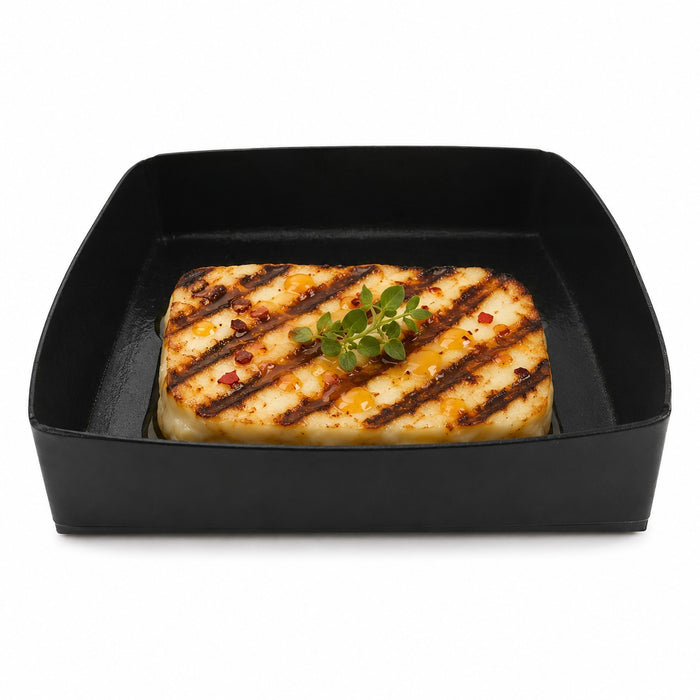 Panier BBQ solide avec bordure 140x140mm H30mm - 2Pcs