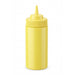 Squeezer souple jaune 1 embout, plastique BPA free H 18,5 cm 230ml - 6 unités