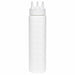 Squeezer souple transparent 3 embouts, plastique BPA free H 29,5 cm 920ml - 6 unités