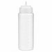 Squeezer souple transparent 1 embout, plastique BPA free H 19,5 cm 350ml - 6 unités