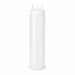 Squeezer souple transparent 3 embouts, plastique BPA free H 26 cm 630ml - 6 unités