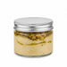 Pot en verre rond avec couvercle en aluminium à visser H 6,2 cm 150ml - 20 unités