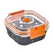 Boite carre en verre+couv transp.+protection silicone Ø 13,2 cm H 5,3 cm - 24 unités